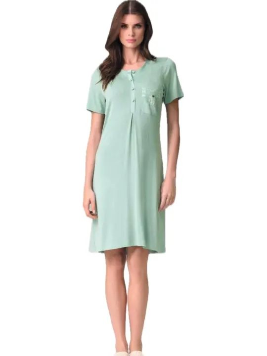 Lormar Camicia da notte in viscosa elasticizzata SAT631328