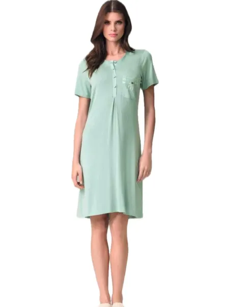 Lormar Camicia da notte in viscosa elasticizzata SAT631328