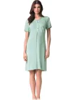 Lormar Camicia da notte in viscosa elasticizzata SAT631328