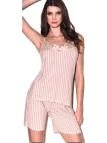 Lormar Pigiama donna in viscosa elasticizzata inserto in pizzo art. SEN652588