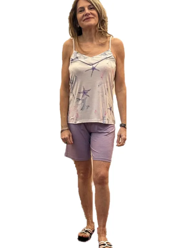Lormar Pigiama in viscosa elasticizzata spallina stretta art. SEA652675