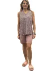 Lormar Pigiama donna in viscosa elasticizzata senza maniche art. MAD652593