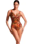David Costume intero coppe foderate con nodo in tessuto lurex art. DA25063
