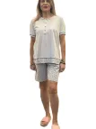 Infiore Pigiama donna in puro cotone pantalone a pois art. ARM652415