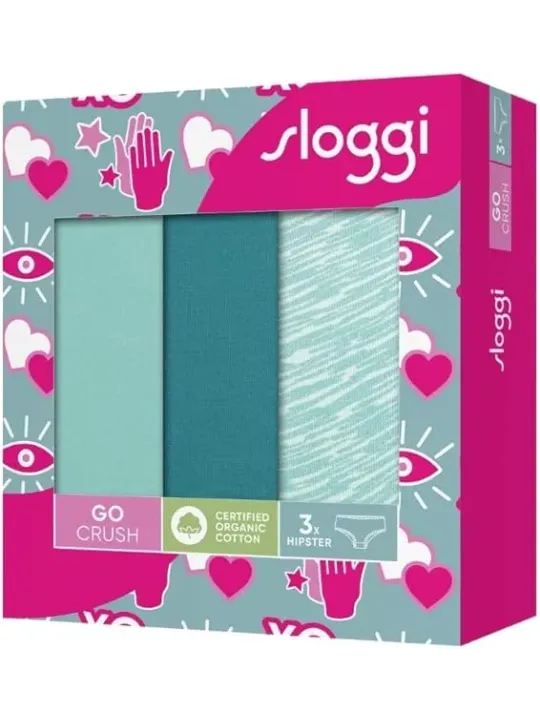 Sloggi GO Crush Slip Hipster (confezione da 3)