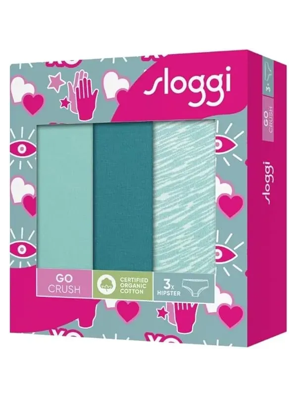 Sloggi GO Crush Slip Hipster (confezione da 3)