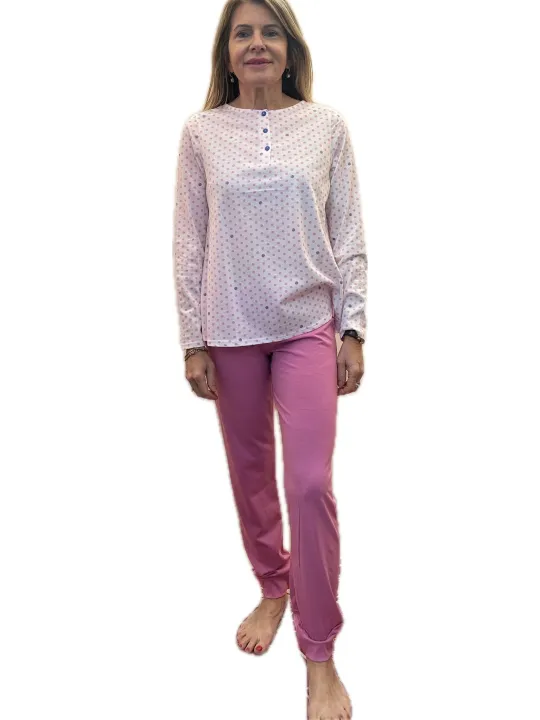 Brilliamo by Linclalor Pigiama donna in puro cotone art. 475255