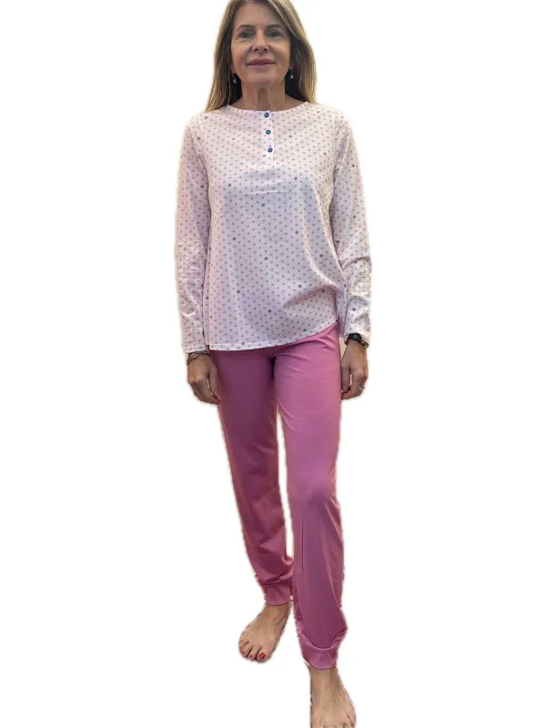 Brilliamo by Linclalor Pigiama donna in puro cotone art. 475255