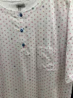 Brilliamo by Linclalor Camicia da notte manica corta in puro cotone stampato art. 475257