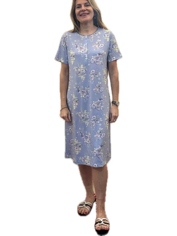 Bisbigli Camicia da notte in modal elasticizzato manica corta art. 103638