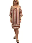 Bisbigli abito mare in georgette di viscosa art. 702172