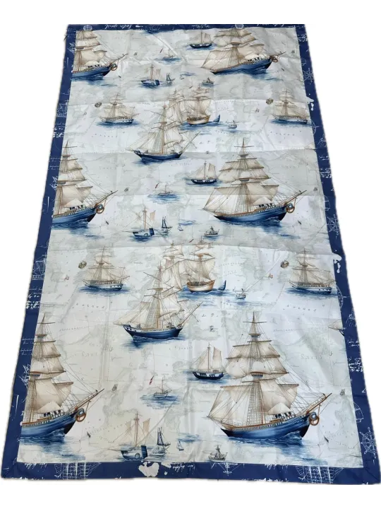 Daunex Telo mare in microfibra double face stampa digitale con pochette art. Vessel