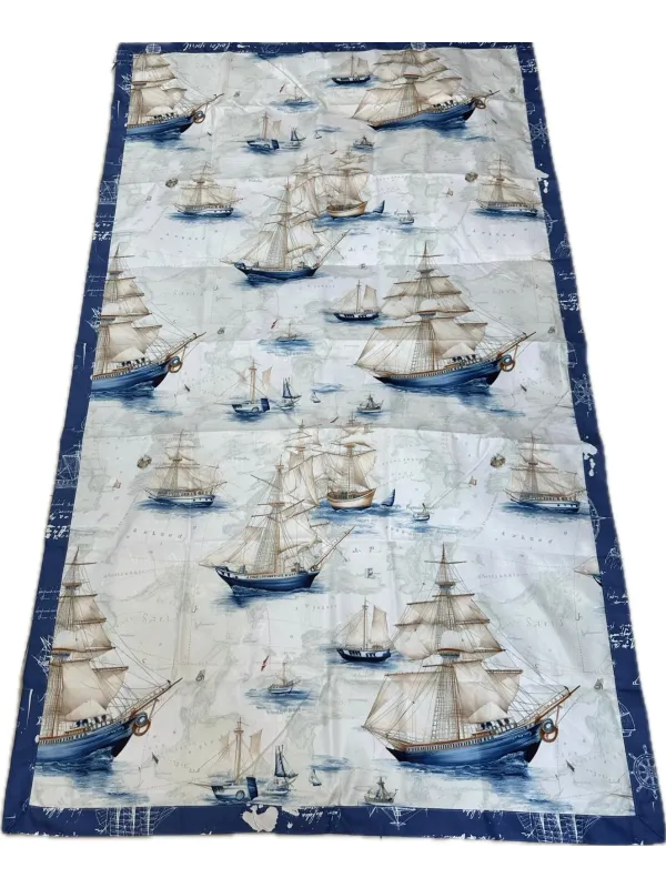 Daunex Telo mare in microfibra double face stampa digitale con pochette art. Vessel
