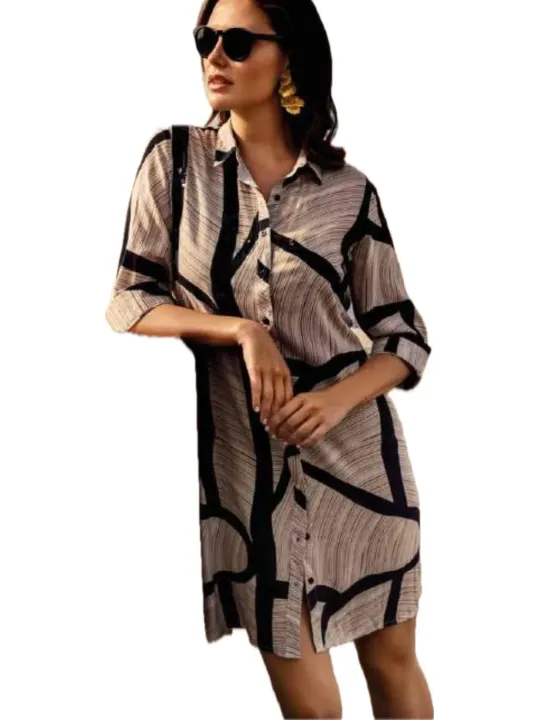 David Abito mare a camicia in fresco georgette di viscosa art. DA25128