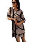 David Abito mare a camicia in fresco georgette di viscosa art. DA25128