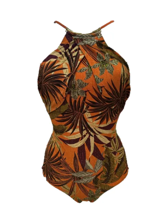 David Costume intero in tessuto lurex con gioiello art. DA25064