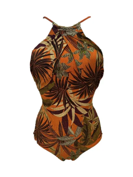 David Costume intero in tessuto lurex con gioiello art. DA25064