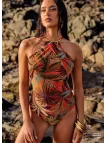 David Costume intero in tessuto lurex con gioiello art. DA25064