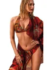 David Bikini triangolo vela con coppe sfoderabili slip regolabile tessuto lurex art. DA25057