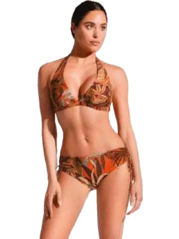 David Bikini triangolo vela con coppe sfoderabili slip regolabile tessuto lurex art. DA25057