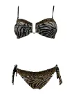 David Bikini coppe sfoderabili bretelle removibili slip medio lacci art. DA25138