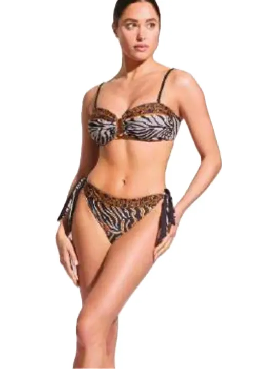 David Bikini coppe sfoderabili bretelle removibili slip medio lacci art. DA25138