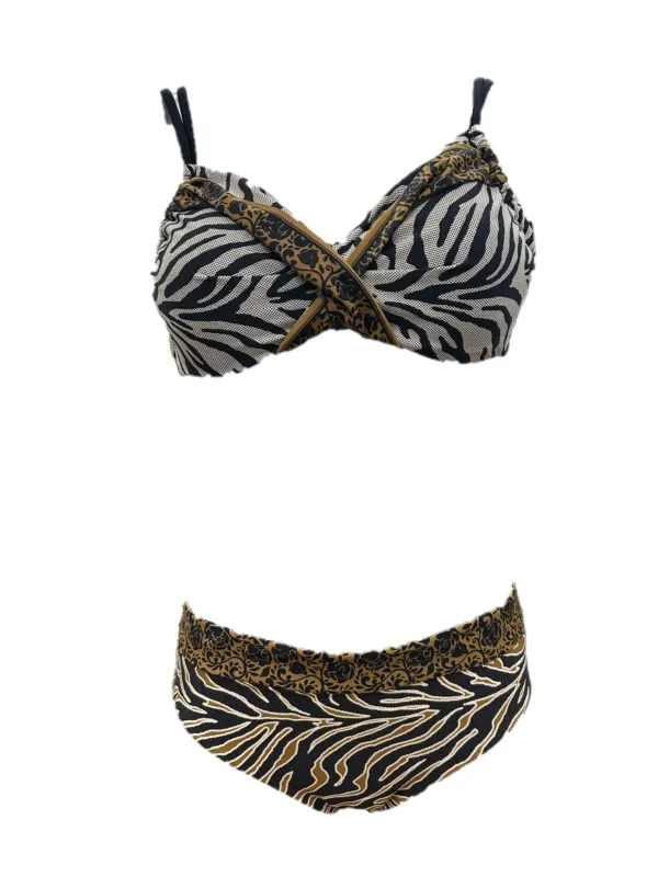 David Bikini donna con coppe foderate slip alto art. DA25140