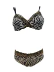 David Bikini donna con coppe foderate slip alto art. DA25140