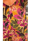 Vacanze Italiane Costume intero in tessuto lurex, coppe sfoderabili scollo a V art. VI25049