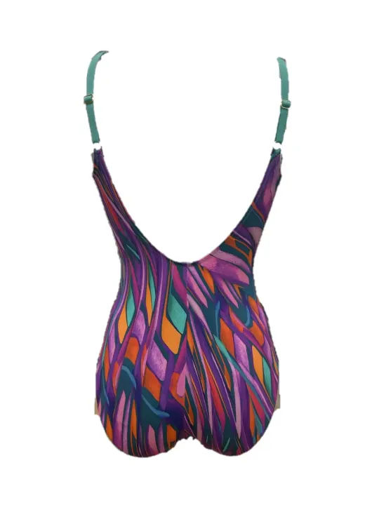 Vacanze Italiane Costume intero coppe foderate scollo a V art. VI25078