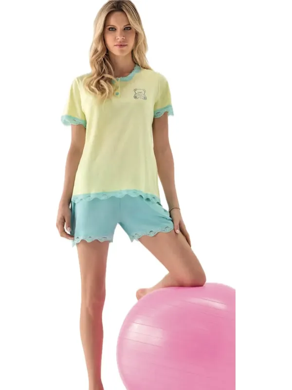 Infiore Pigiama donna in puro cotone manica corta art. 652398