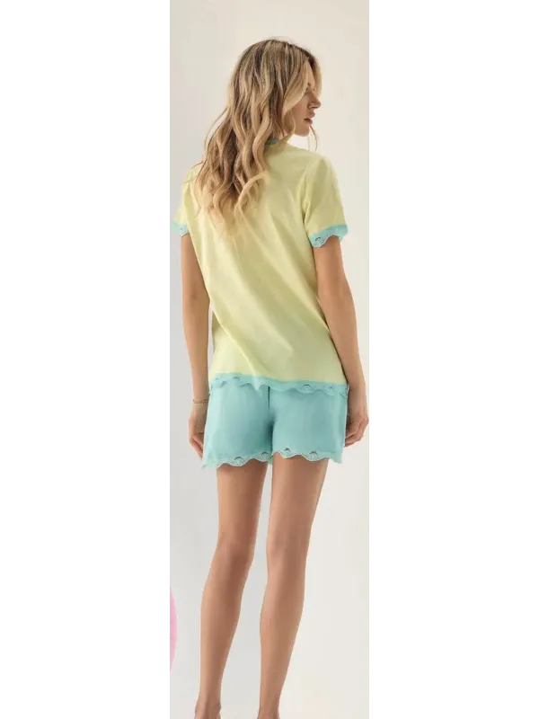 Infiore Pigiama donna in puro cotone manica corta art. 652398