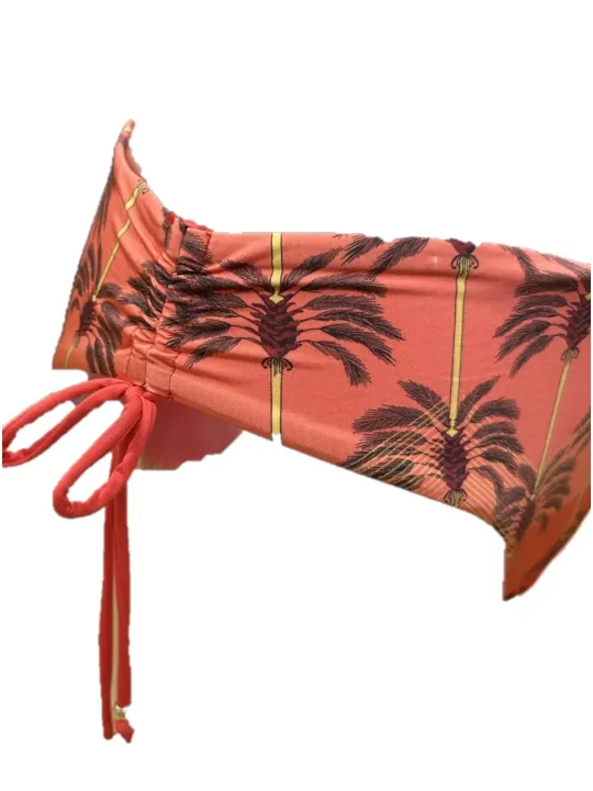 Vacanze Italiane Bikini triangolo vela sfoderabile con stras applicati slip alto regolabile art. VI25126