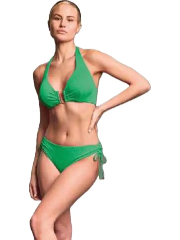 Vacanze Italiane Bikini con ferretto slip alto regolabile tessuto operato art. VI25106