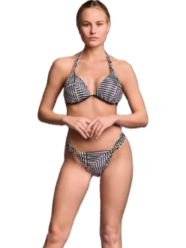 Vacanze Italiane Bikini triangolo foderato slip medio inserto gioiello art. VI25138
