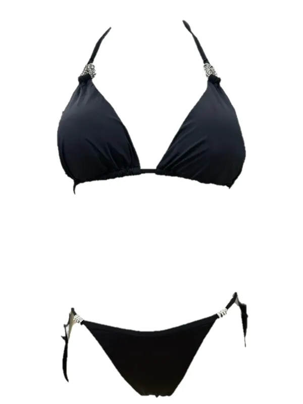 Vacanze Italiane Bikini triangolo sfoderabile slip basso lacci art. VI25012