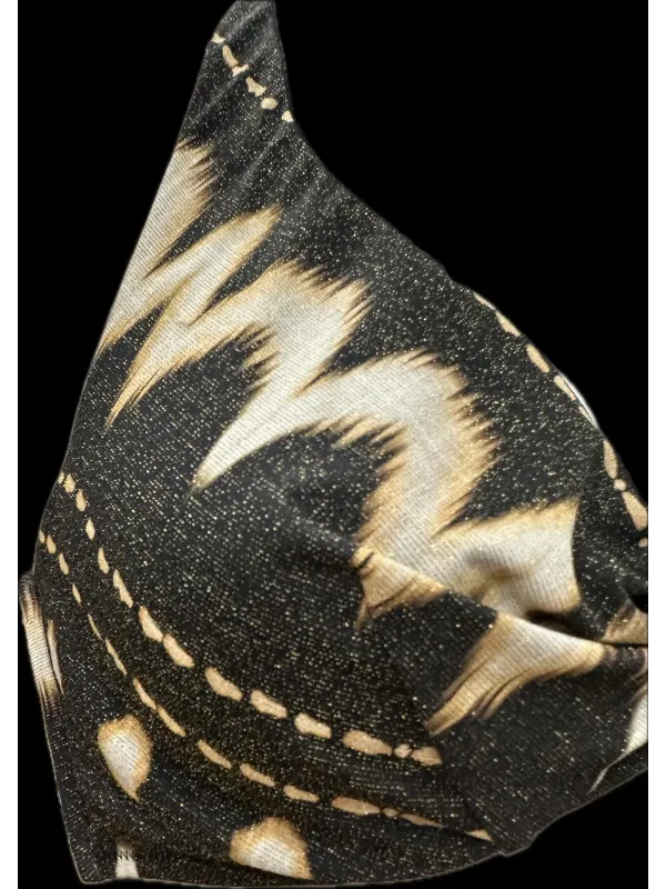 Vacanze Italiane Bikini tessuto lurex con ferretto slip medio art. VI25160