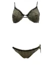 Bisbigli Bikini Con ferretto coppa C slip medio lacci art. 616377