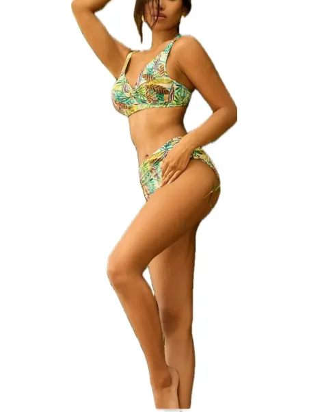 Haideah by Giadamarina Bikini coppe sfoderabili slip alto made in Italy art. H02h2