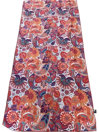 Telo Mare Daunex in Microfibra Double Face - Fantasia Paisley e Floreale con Sacca Coordinata